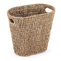 Coeusy Wicker Trash Can, Seagrass Waste Basket by WEAVECOMFORTINTOEVERYCORNER