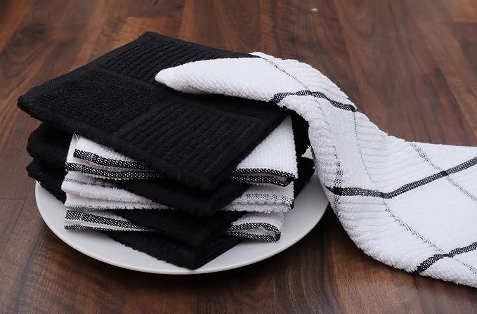 AMOUR INFINI Dish Cloths for Washing Dishes Set of 8 - Image 6