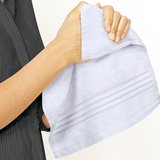 Utopia Towels 12 Pack Premium Wash Cloths, 12x12 in, 100% Cotton, Gym & Face - Image 4
