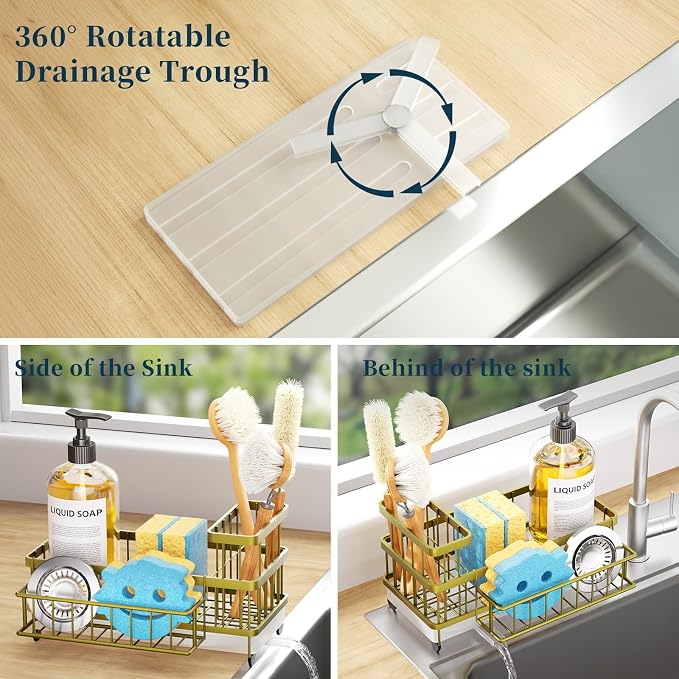 Consumest Sponge Holder for Kitchen Sink - Image 2