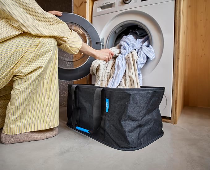 Joseph Joseph Hold-All, Collapsible 35L/9.25 Gallon Washing Laundry Basket Bag - Image 3