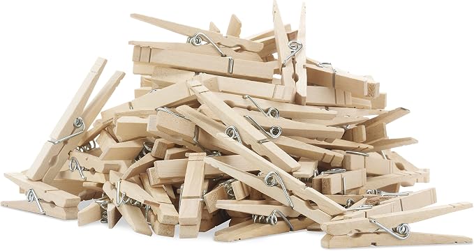 Whitmor Wood Natural Clothespins - Image 6