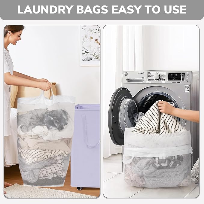 Goodpcik 2-Pack Rolling Laundry Hamper - Image 5