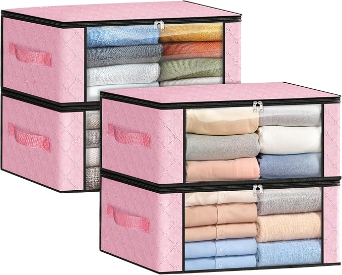 35L Closet Organizers, Foldable Under Bed Storage Containers | Storage Bags by Fabtotes