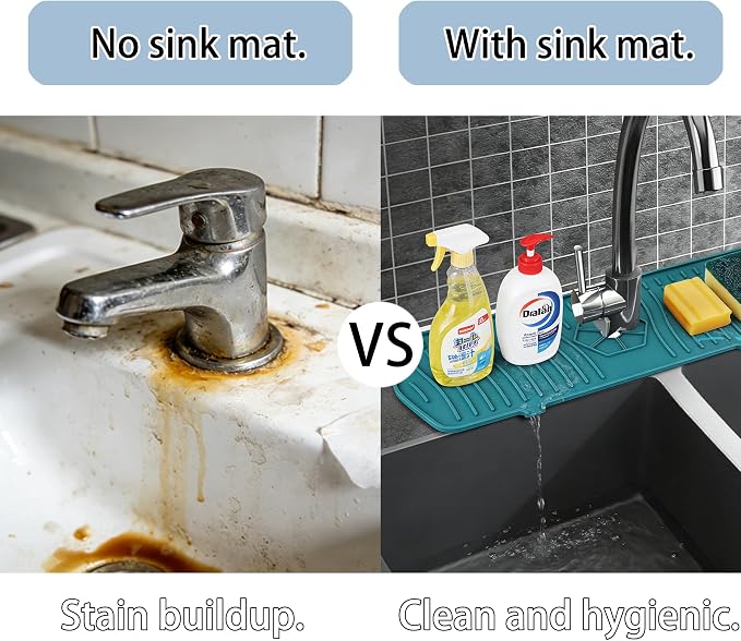1 PCS Kitchen Sink Faucet Mat - Image 6