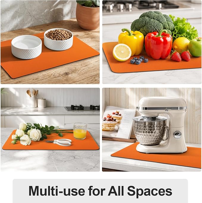 Ecotrim - Dish Drying Mat for Kitchen Counter | Coffee Bar Mat for Countertops - Image 6