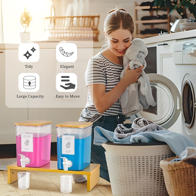 RoleDes Liquid Laundry Detergent Dispenser Set - Image 6