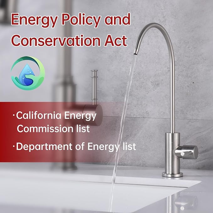 SUMERAIN Drinking Water Faucet for Kitchen Sink, NSF Certification | Brushed - Image 7