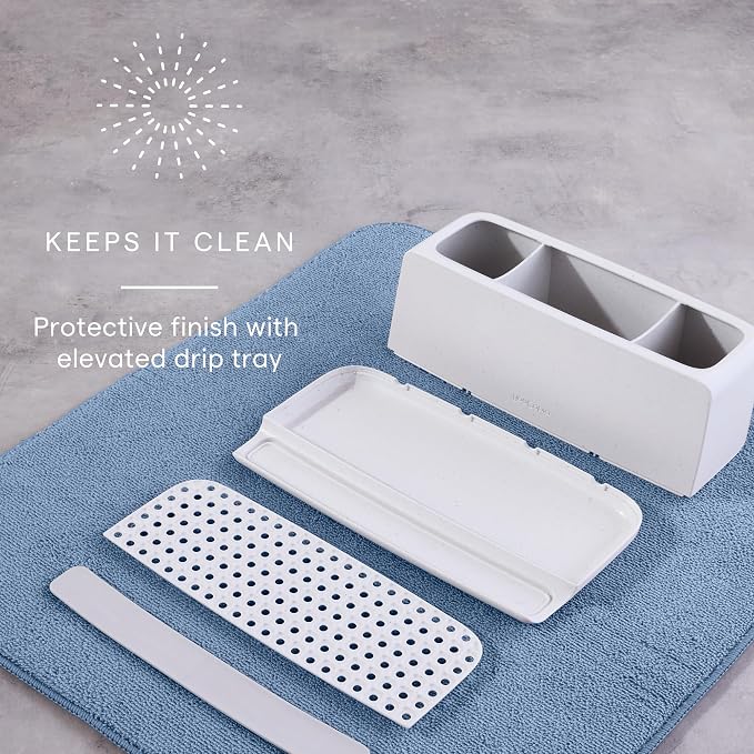 YouCopia The Ledge Toothbrush Holder, Bathroom Vanity Counter Organizer - Image 5