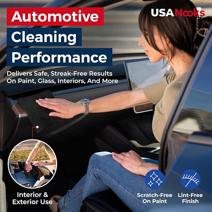 USANOOKS Premium 300GSM Microfiber Cleaning Cloth - Image 5
