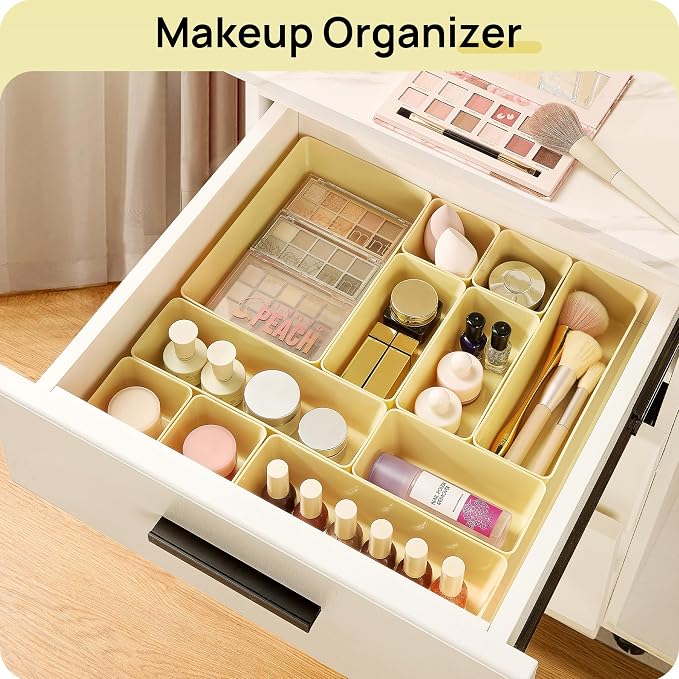 Vtopmart 25 Pack Plastic Drawer Organizers - Image 4