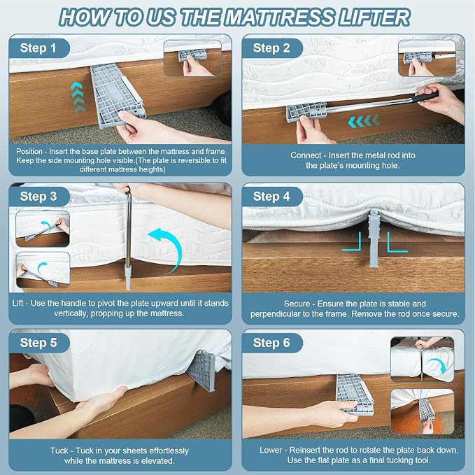Mattress Lifter & Bed Maker Tool - Image 7