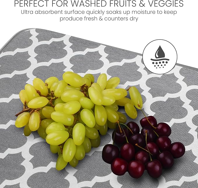 Bellemain Dish Drying Mat, Drying Matt Kitchen Counter - Image 6