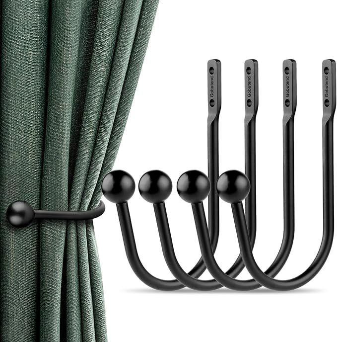 Curtain Holdbacks Tiebacks, Retro Window Decoration by Gobutend