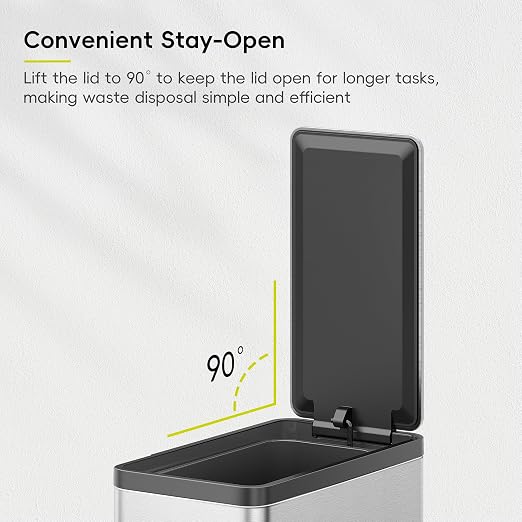 EKO 2 Pack Small Bathroom Trash Can - Image 7