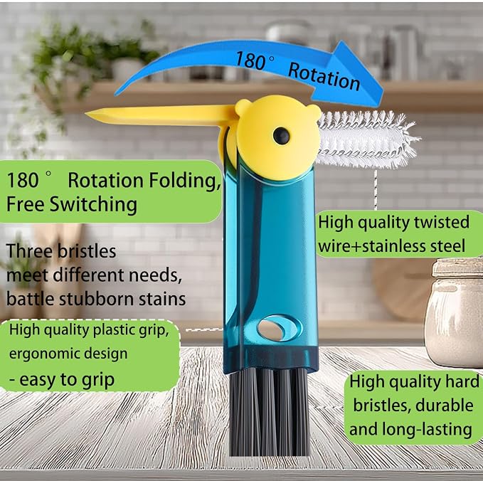 3 in 1 Cup Lid Cleaning Brush - Image 4