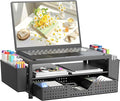 Desk Organizer and Accessories, 2-Tier Computer Monitor Stand Riser by OPNICE