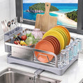 Godboat Dish Drying Rack -304 Stainless Steel Dish Rack by Godboat