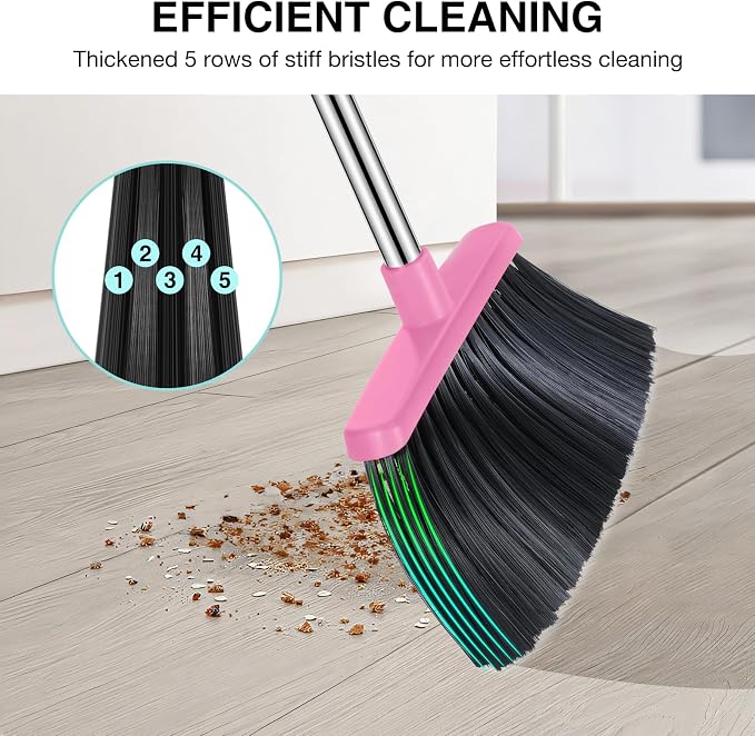 NACENA Broom and Dustpan Set - Image 6