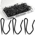 Drapery Hooks Pins for Curtains, 120 Pack Metal Pinch Pleat Hooks by HOME