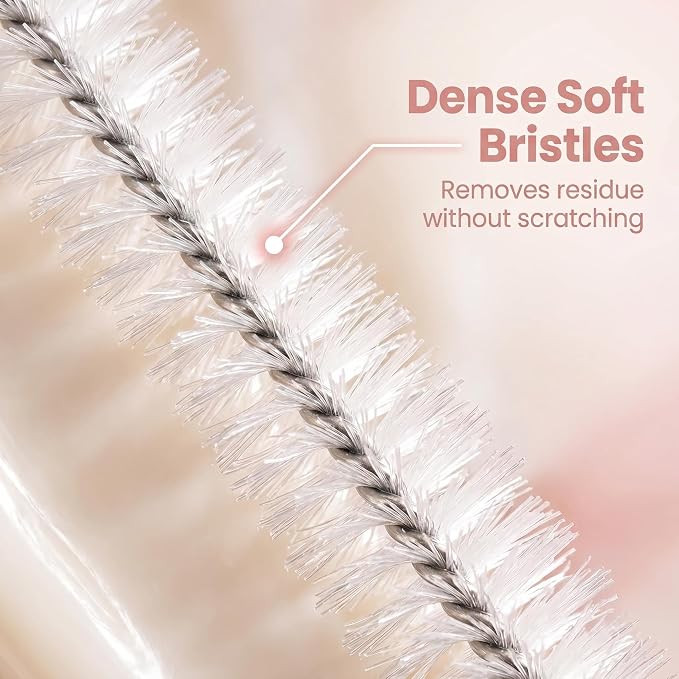4 Pack Straw Cleaner Brush, Reusable Metal Handles Straw Cleaner Brush Extra - Image 4