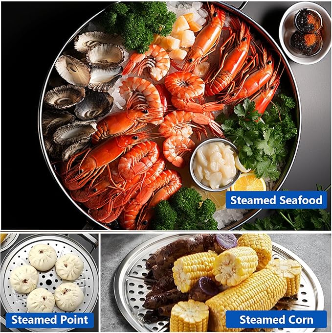 2 Pcs Pressure Canner Rack, 11-inch Thickened Cooker Racks, 304 Stainless Steel Premium Canning Pot Rack for Pressure Canner - Compatible with Presto