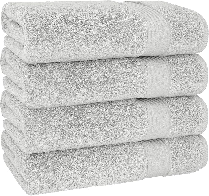 Cotton Paradise 100% Cotton Turkish Towel Set, Soft Absorbent Quick Dry - Image 5
