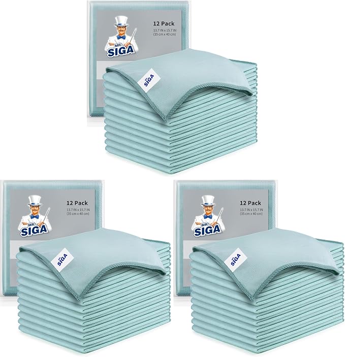 MR.SIGA Ultra Fine Microfiber Cloths by MRSIGA