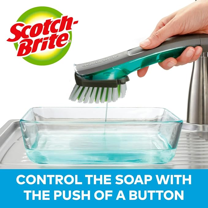 Scotch-Brite Odor Resist Soap Control Dishwand Brush, 1 Cleaning Dish Wand Brush - Image 4