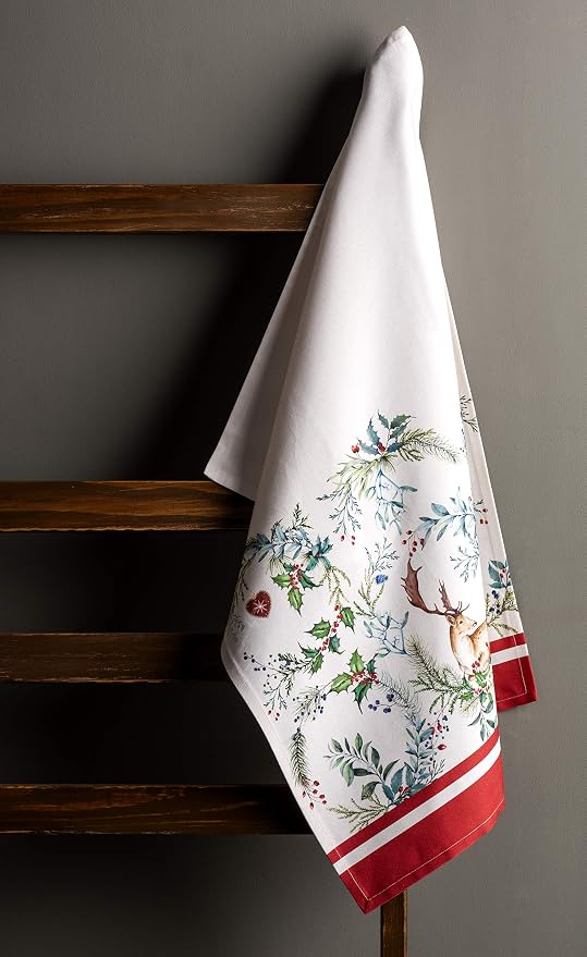 Maison d' Hermine Kitchen Towels Set of 3 Reusable 100% Cotton 27.50" x 20" - Image 7