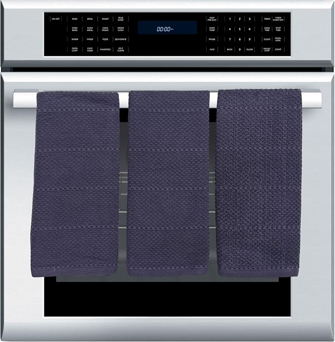 Serafina Home Eggplant Purple Kitchen Hand Dish Towels: Oversized 28" x 18" - Image 8