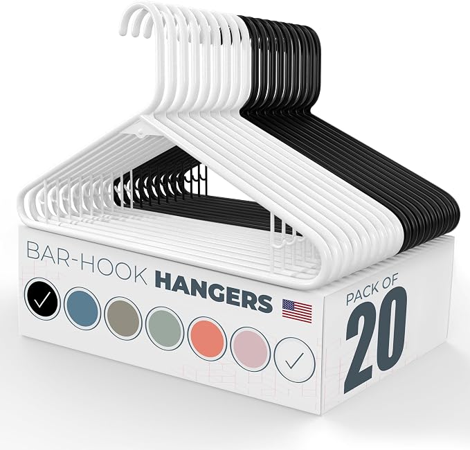 Plastic Hangers 20 Pack by NeatiesHangers
