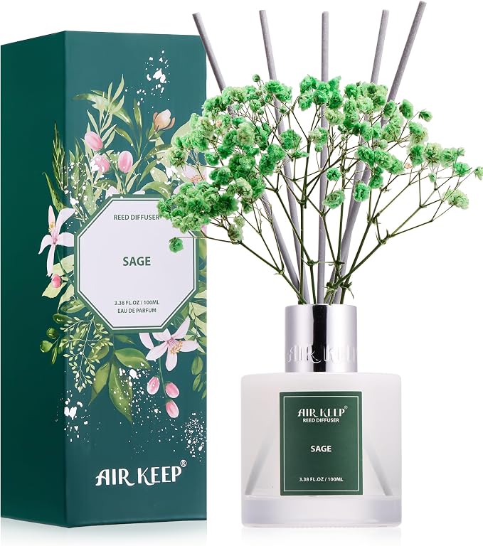 Reed Diffuser Set, 3.38 fl oz by Airkeep