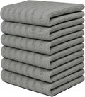 Premium Kitchen Towels 6 Pack 100% Cotton by BumbleTowels