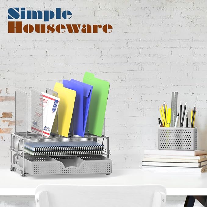 Simple Houseware Desk File Organizer - Image 7