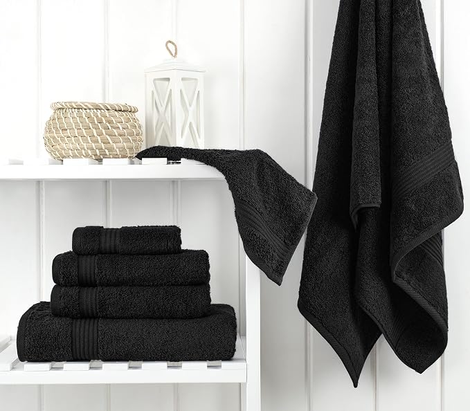Cotton Paradise 100% Cotton Turkish Towel Set, Soft Absorbent Quick Dry - Image 3