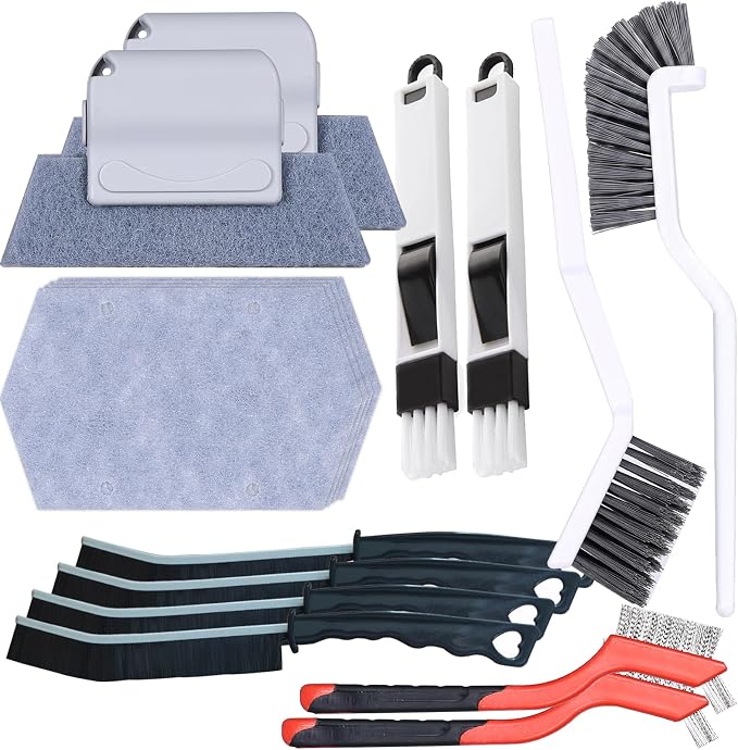 16PCS Crevice Cleaning Brush Set by Yodamiack