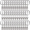 Lansian 100 Pack Curtain Rings by Lansian