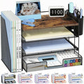 Desk Organizer, 4-Tier Desktop File Organizer by OPNICE
