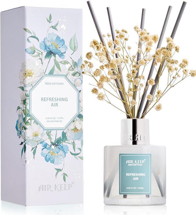 Reed Diffuser Set, 3.38 fl oz by Airkeep