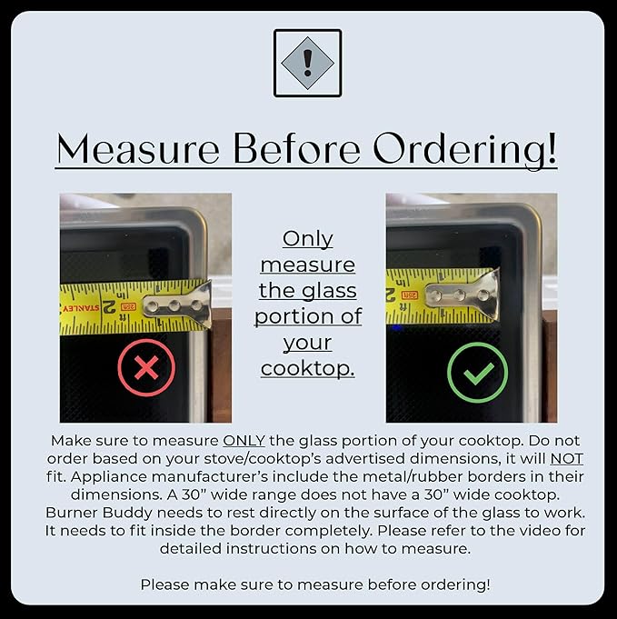 Electric Stove Cover Protector - Can be Used While Cooking - Glass Panel Overlay - Can Withstand over 1400 °F - Kitchen Essential for Cooktop Protection (28.3125" x 18.875")