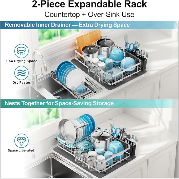GSlife Large Capacity Dish Rack - Image 2
