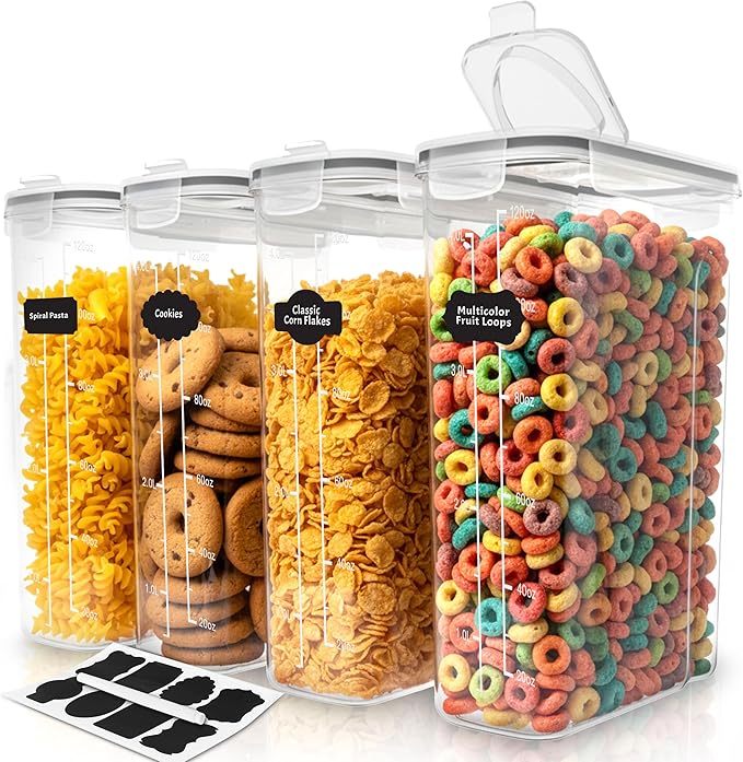 Utopia Kitchen Cereal Containers Storage Set by UTOPIAKITCHEN