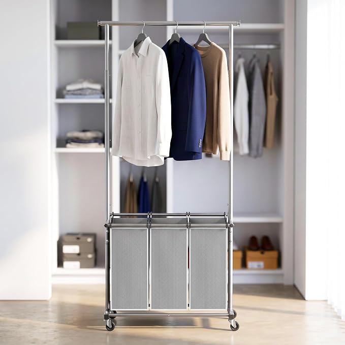 Simple Houseware Laundry Sorter Cart - Image 5