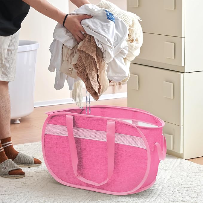 Collapsible Tear Proof Laundry Baskets - Image 2