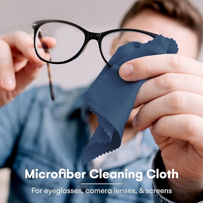 Care Touch Microfiber Glasses Cleaning Cloth 12 Pack - Image 2