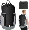 BALEINE 2PK 120L Laundry Bag Backpack, 900D Oxford Fabric Large Travel Laundry by BALEINE