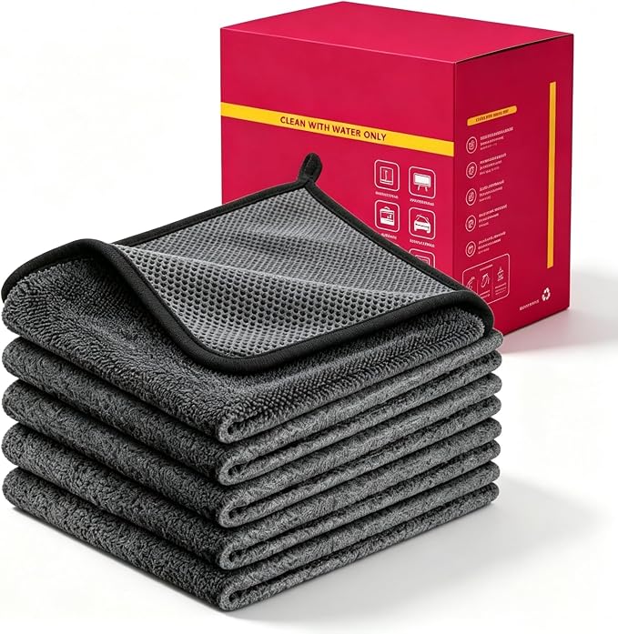 5PC Genie Magic Cleaning Cloth, by Unknown