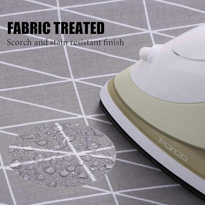 Ironing Board Cover, Full Size Scorch Resistant Padding, Elastic Edge, Heavy - Image 4