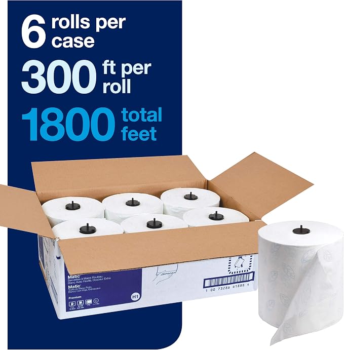 Tork Matic Extra Soft Paper Hand Towel Roll White - Image 3